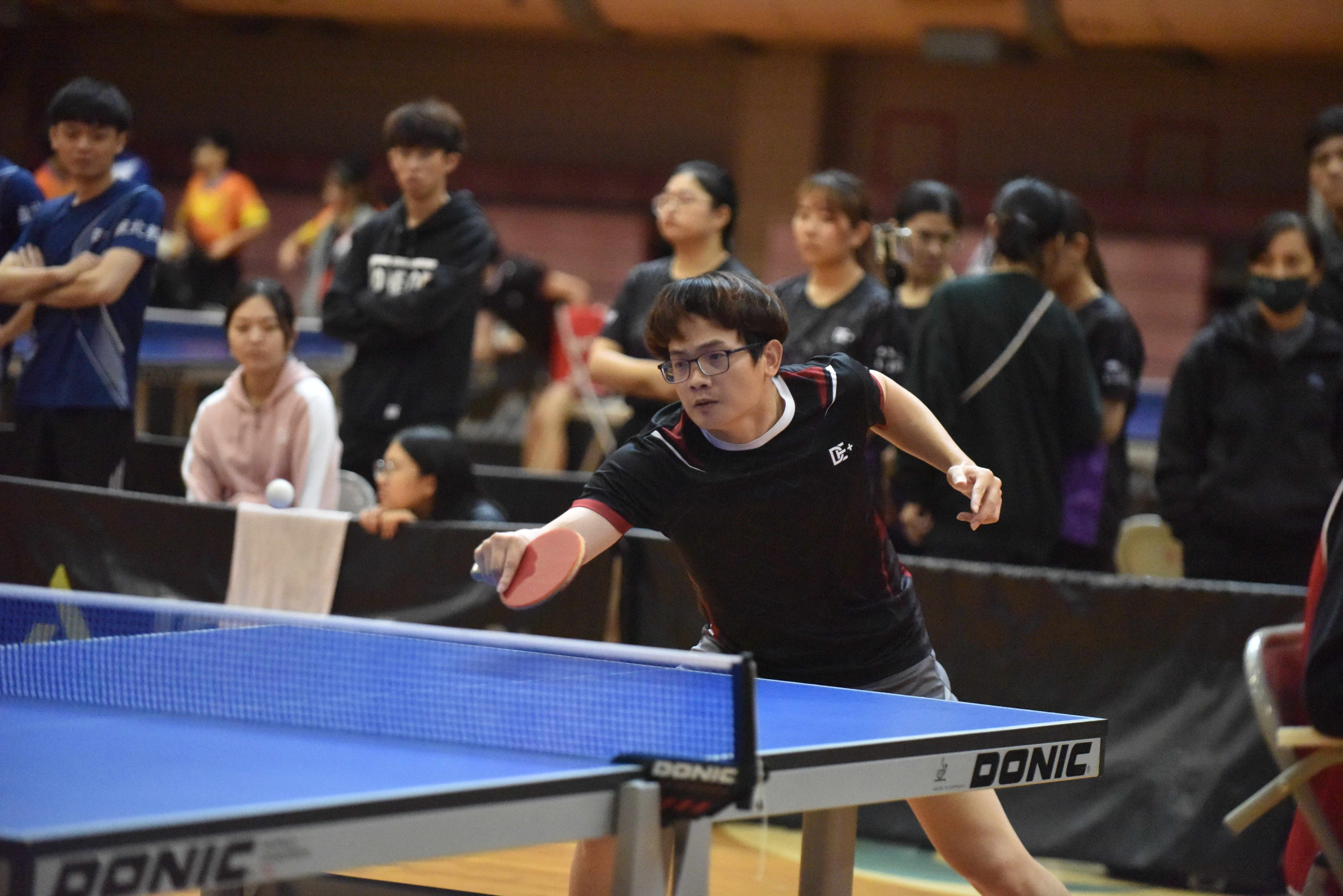 全國大專桌球賽38所大專校院選手齊聚國立宜蘭大學