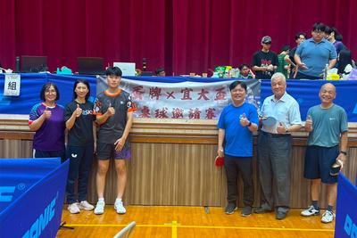 台灣品牌攜手宜蘭大學，打造最有溫度的桌球盛會圖片